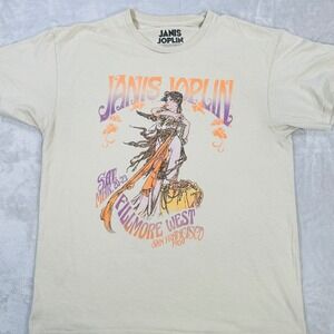 Janis Joplin Graphic T Shirt Mens Large 1969 Fillmore West Concert Tee